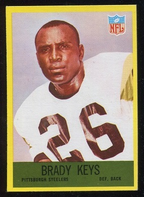 Brady Keys - 1967 Philadelphia #153 - exmt