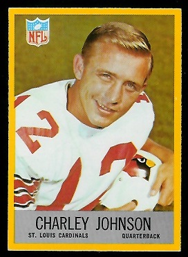 Charley Johnson - 1967 Philadelphia #161 - exmt