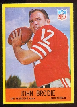 John Brodie - 1967 Philadelphia #172 - exmt