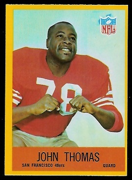 John Thomas - 1967 Philadelphia #177 - nm-mt oc