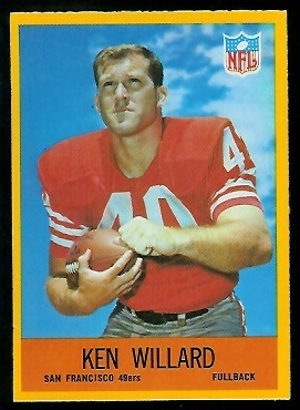 Ken Willard - 1967 Philadelphia #179 - exmt