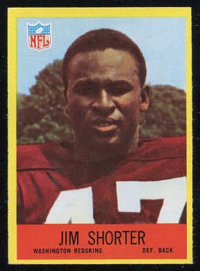 1967 Philadelphia #188 - Jim Shorter - exmt