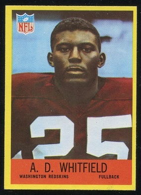 A.D. Whitfield - 1967 Philadelphia #191 - nm oc