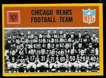 Bears Team - 1967 Philadelphia #25 - exmt