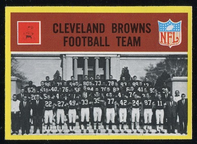 Cleveland Browns Team - 1967 Philadelphia #37 - nm