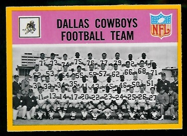 Cowboys Team - 1967 Philadelphia #49 - exmt