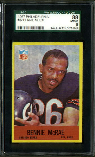 Bennie McRae - 1967 Philadelphia #32 - SGC 88