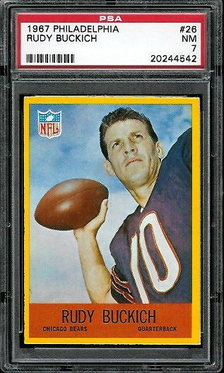 Rudy Bukich - 1967 Philadelphia #26 - PSA 7