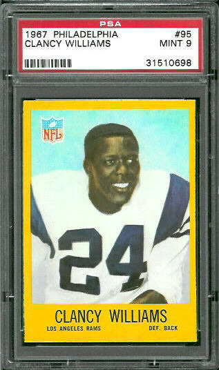 Clancy Williams - 1967 Philadelphia #95 - PSA 9