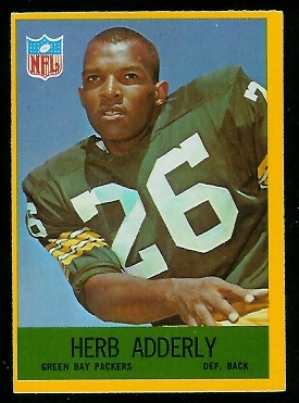 Herb Adderley - 1967 Philadelphia #74 - exmt