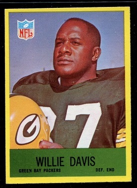 Willie Davis - 1967 Philadelphia #76 - exmt