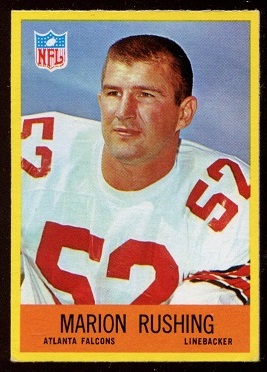 Marion Rushing - 1967 Philadelphia #9 - exmt
