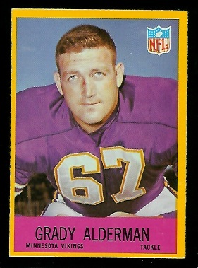 1967 Philadelphia #98 - Grady Alderman - vg-ex