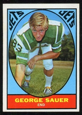 George Sauer Jr. - 1967 Topps #101 - ex