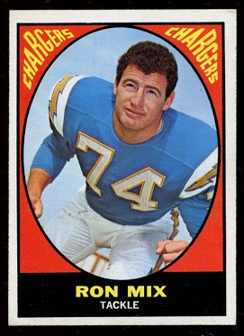 Ron Mix - 1967 Topps #125 - nm+