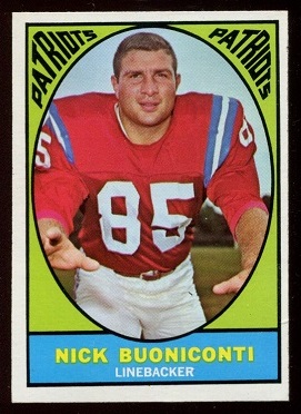 Nick Buoniconti - 1967 Topps #13 - exmt