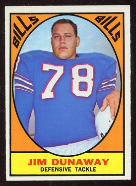 Jim Dunaway - 1967 Topps #21 - vg