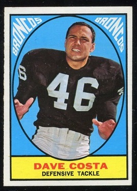 Dave Costa - 1967 Topps #33 - exmt
