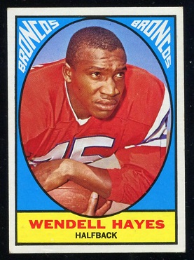 Wendell Hayes - 1967 Topps #36 - exmt