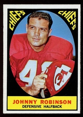 Johnny Robinson - 1967 Topps #65 - exmt