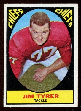 Jim Tyrer - 1967 Topps #68 - exmt