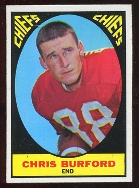 Chris Burford - 1967 Topps #72 - exmt
