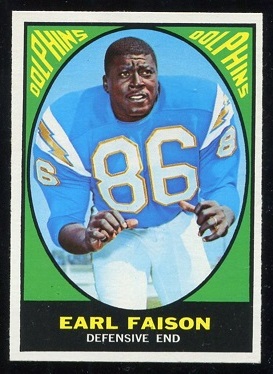 Earl Faison - 1967 Topps #75 - nm