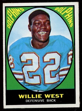 Willie West - 1967 Topps #80 - nm