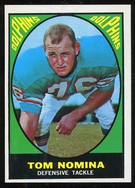 Tom Nomina - 1967 Topps #86 - exmt