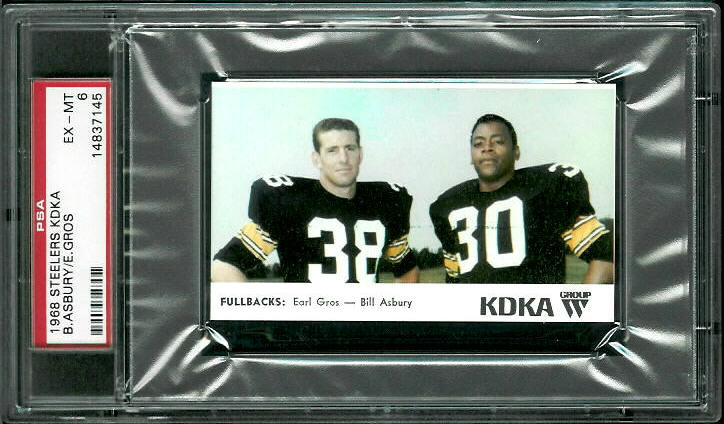 Fullbacks - 1968 KDKA Steelers #7 - PSA 6