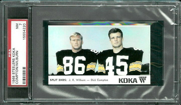 Split Ends - 1968 KDKA Steelers #13 - PSA 7