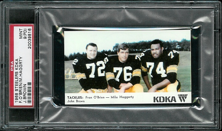 Tackles - 1968 KDKA Steelers #14 - PSA 7