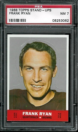 Frank Ryan - 1968 Topps Stand Up #21 - PSA 7