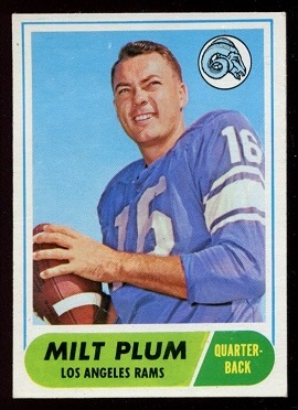 Milt Plum - 1968 Topps #104 - nm