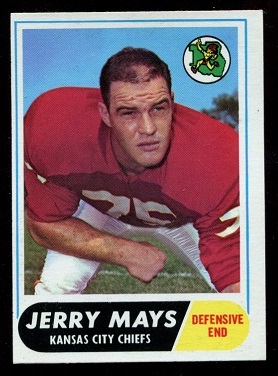 1968 Topps #119 - Jerry Mays - nm-mt oc