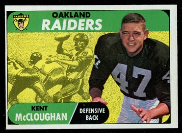 Kent McCloughan - 1968 Topps #12 - exmt
