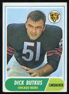 Dick Butkus - 1968 Topps #127 - ex