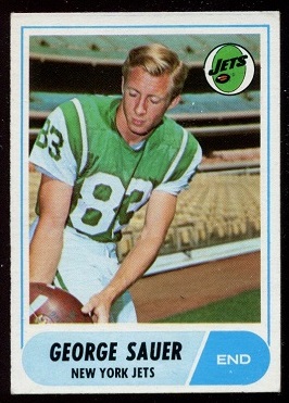 George Sauer Jr. - 1968 Topps #13 - nm