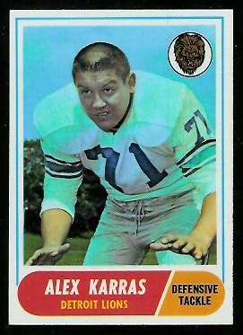 Alex Karras - 1968 Topps #130 - nm