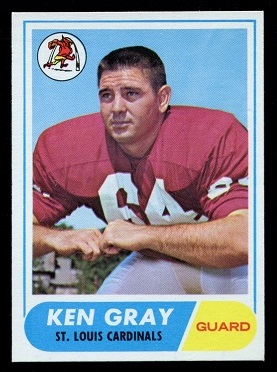 1968 Topps #138 - Ken Gray - nm+