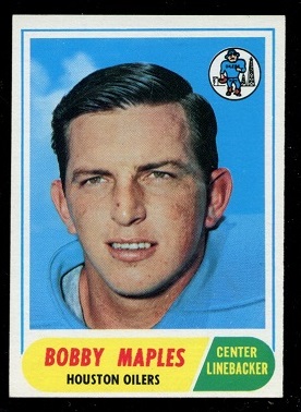 1968 Topps #16 - Bobby Maples - nm oc