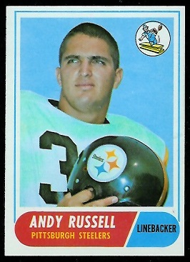 Andy Russell - 1968 Topps #163 - exmt