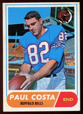 1968 Topps #175 - Paul Costa - exmt