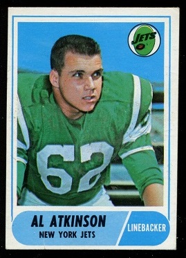 1968 Topps #195 - Al Atkinson - vg-ex