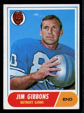 1968 Topps #208 - Jim Gibbons - ex