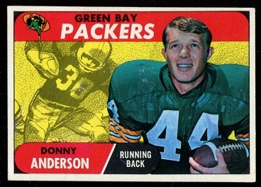 Donny Anderson - 1968 Topps #209 - exmt