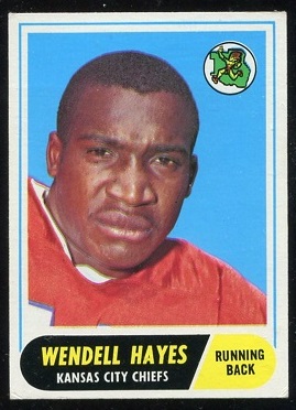 1968 Topps #40 - Wendell Hayes - ex