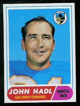 John Hadl - 1968 Topps #63 - nm+