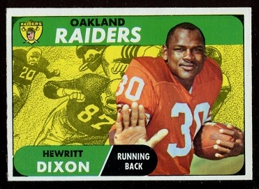Hewritt Dixon - 1968 Topps #64 - nm