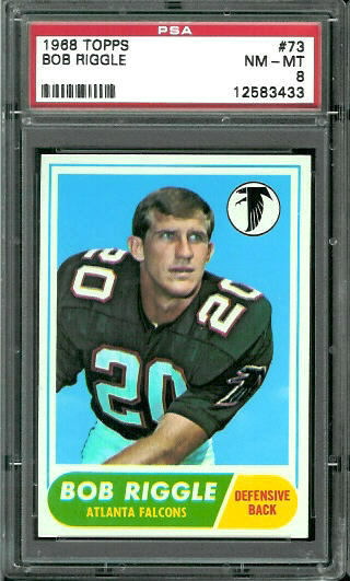 Bob Riggle - 1968 Topps #73 - PSA 8